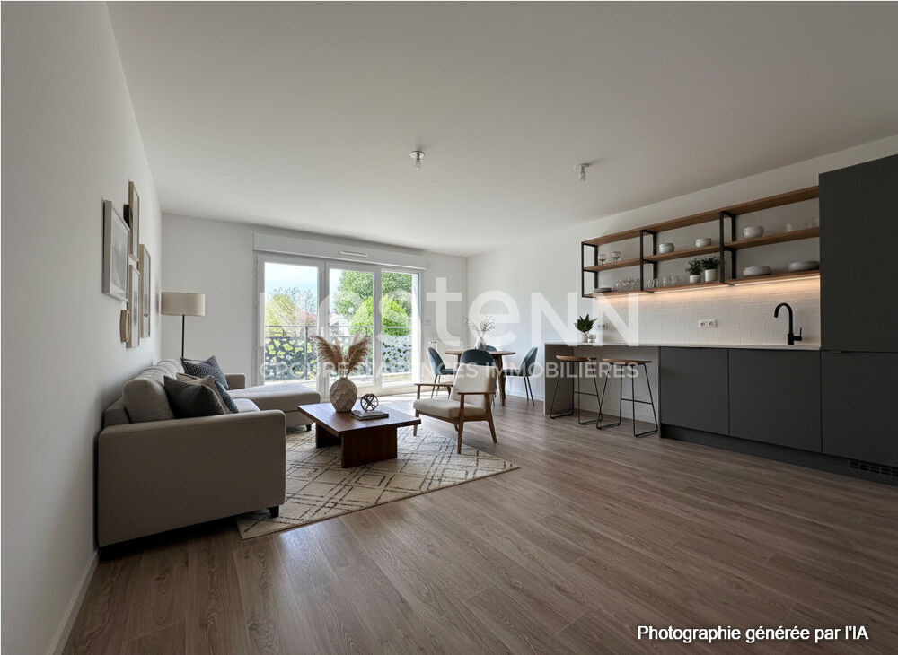 Appartement T3 à vendre à Saint-Avé centre 65,80m² avec ascenseur 2 chambres 2 parkings