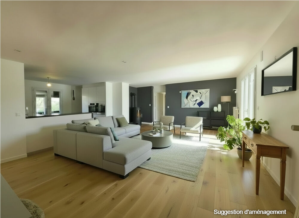 Plain-pied 5 pièces avec piscine + dépendance de 117 m² aménageable en seconde habitation