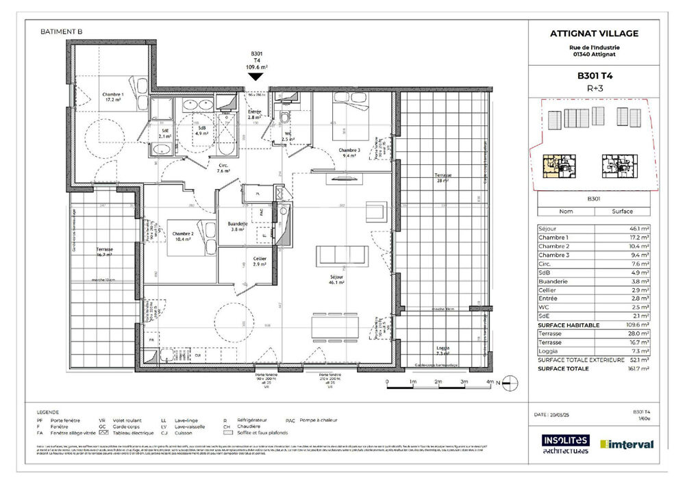 Appartement 4 pièces 110 m² · à Attignat · 110 m² · 390 000 €