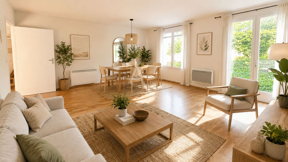 GRAND T2 + JARDIN + PARKING + CAVE - CENTRE VILLE OSNY