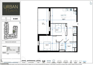  Appartement  vendre 3 pices 61 m