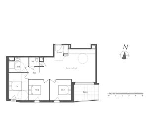  Appartement � vendre 4 pi�ces 78 m�