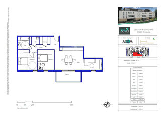  Appartement  vendre 3 pices 74 m