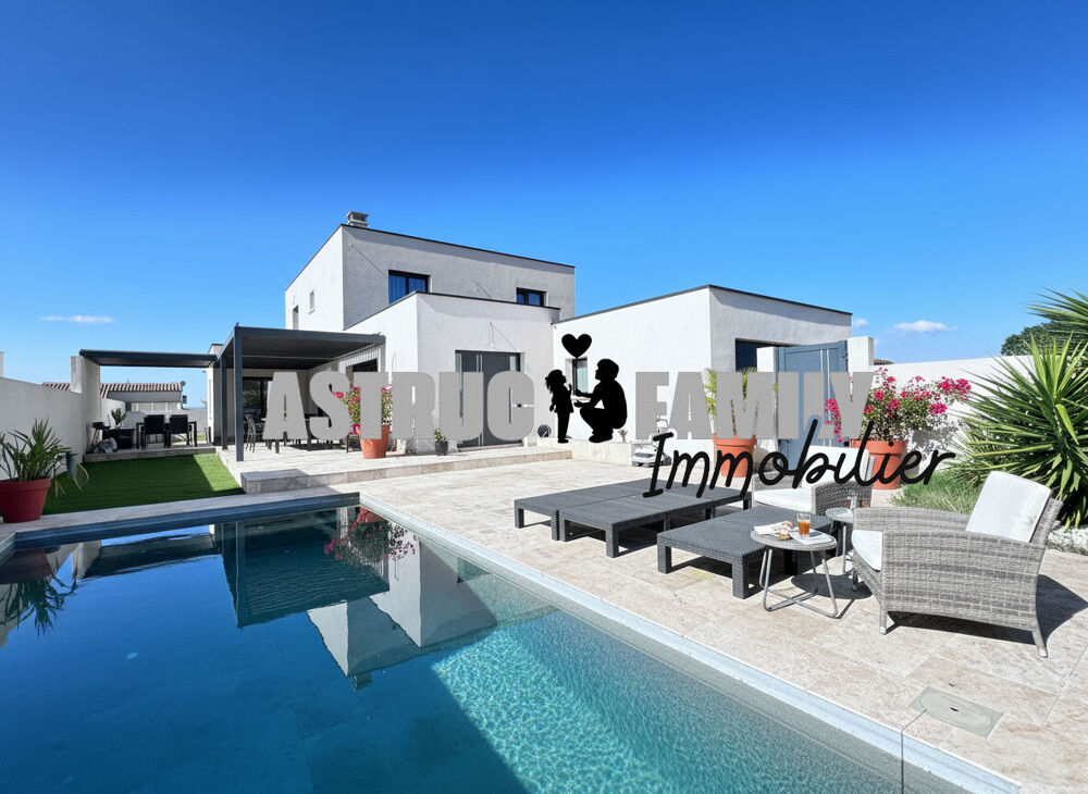 BEAUVOISIN MAISON ULTRA CONTEMPORAINE-PISCINE -GARAGE