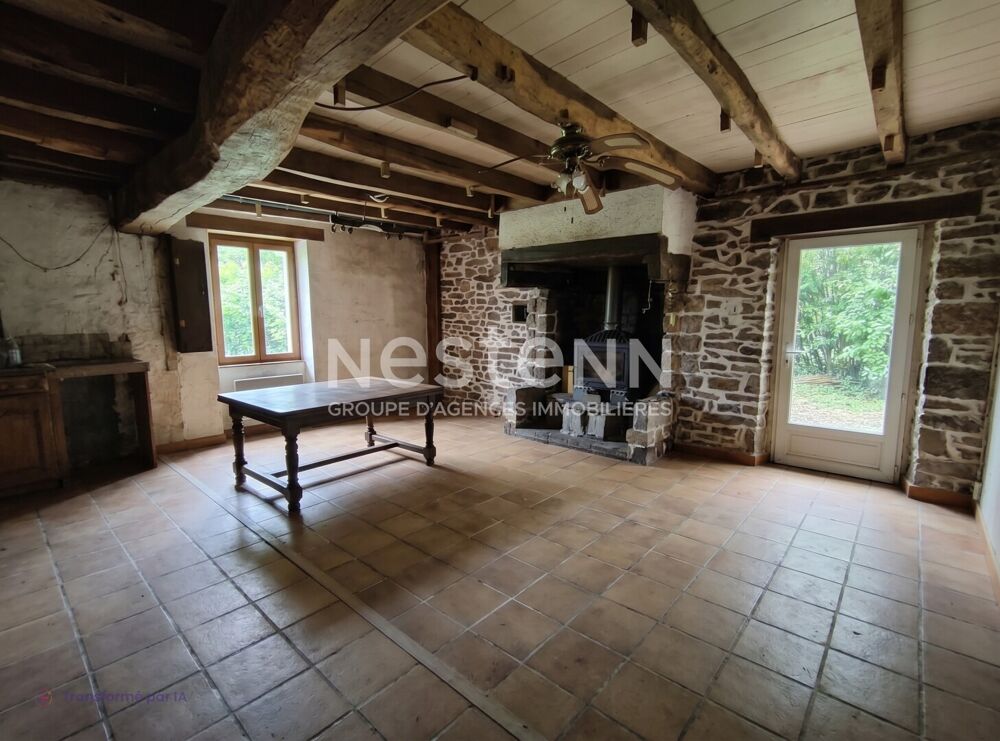Vente Maison Maison en pierre à Saint-Dolay ? Beau potentiel de rénovation au calme ? 64 m² ? 3 pièces - terrain 340 m² Saint dolay