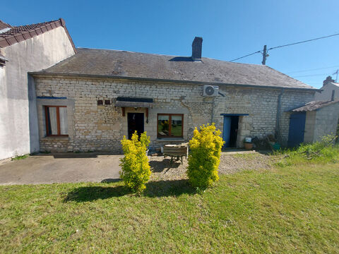 Maison en pierres 28 min entrée nord de Reims- 3 pièces - garage - parcelle de 455m² - 80000 Saint-Erme-Outre-et-Ramecourt (02820)