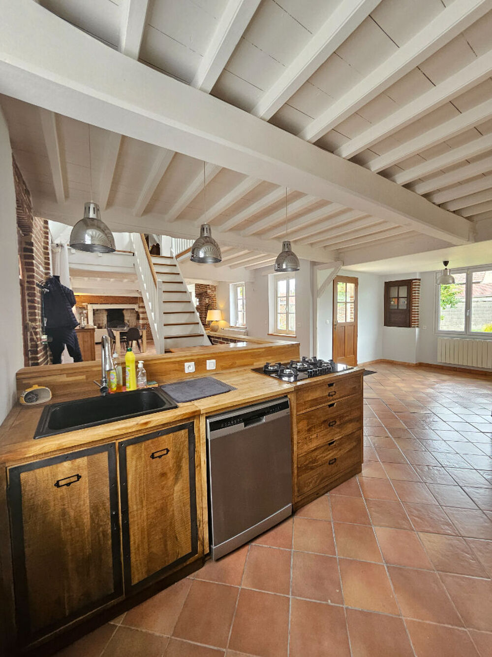 Longère à Flesselles 190m2 au sol - 3 chambres