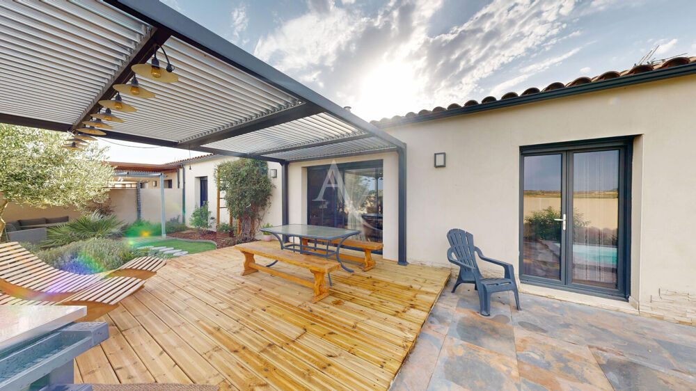 Vente Maison MAISON PLAIN PIED AVEC JARDIN GARAGE ET PISCINE A CONQUE SUR ORBIEL Conques sur orbiel