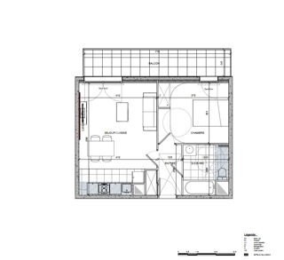 Appartement à vendre 2 pièces 45 m²