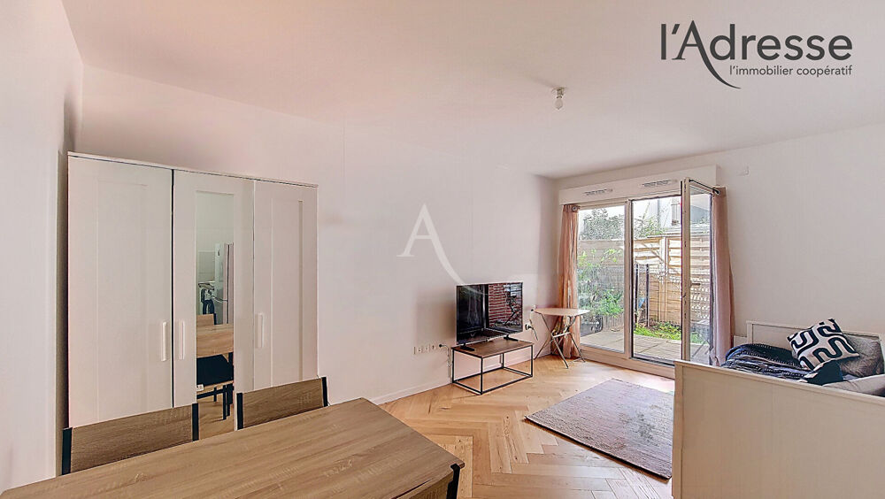 PUTEAUX/COURS VOLTAIRE Studio 31m² avec terrasse et jardin 7m²