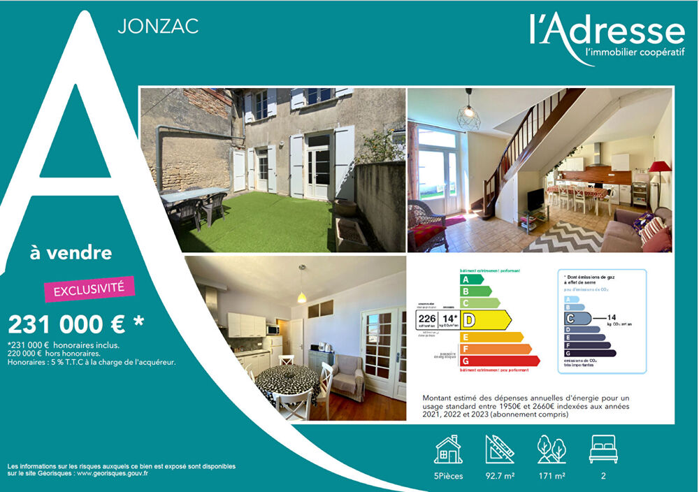 Vente Immeuble Immeuble Jonzac centre Jonzac