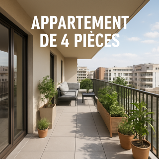  Appartement à vendre 4 pièces 84 m²