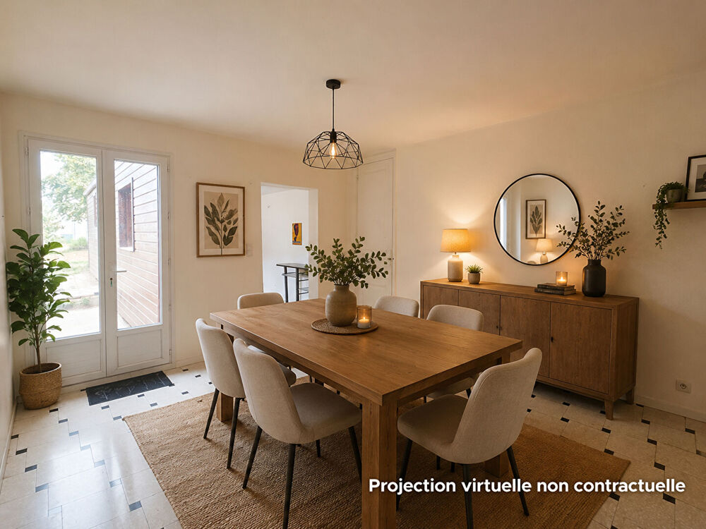 Maison mancelle 2 chambres avec jardin, terrasse et cave proche centre-ville et gare du Mans