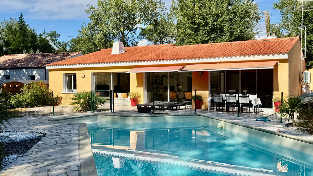 Vente Maison SAINT-HILAIRE-DE-RIEZ ? MAISON DE PLAIN-PIED, PISCINE ET MAGNIFIQUE ENVIRONNEMENT BOISÉ Saint hilaire de riez
