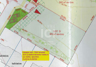  Terrain � vendre 851 m�