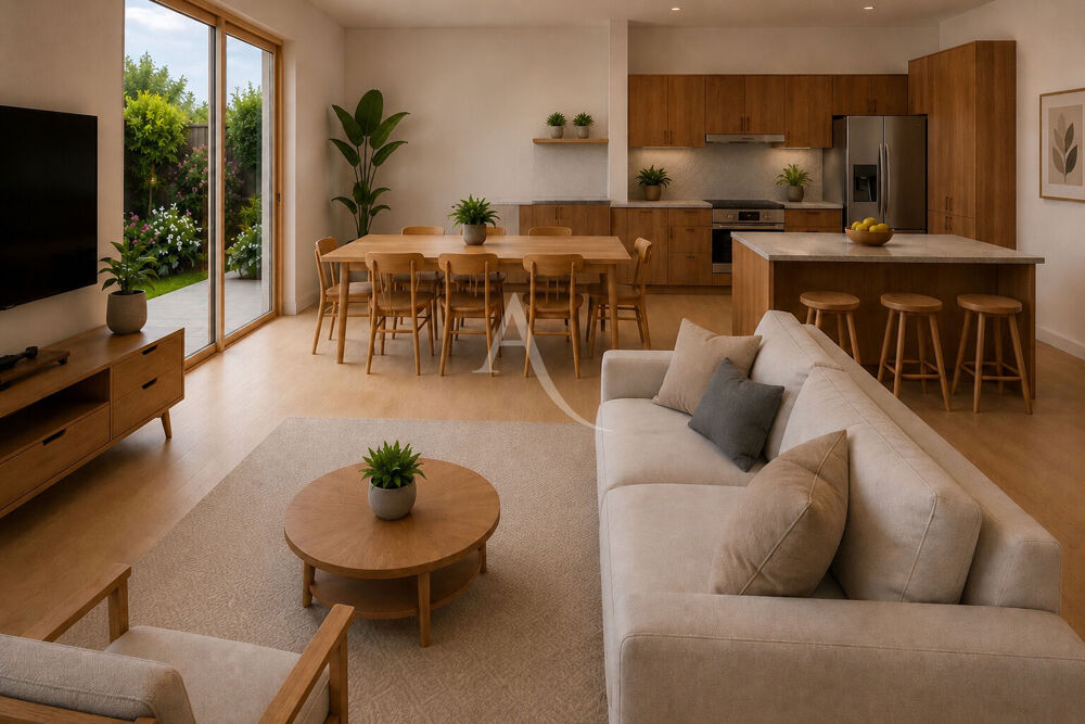 Appartement Coupvray - F3 NEUF bâtiment passif AVEC JARDIN, TERRASSE & 2 PARKINGS COUVERTS - Livraison prévue fin 2026