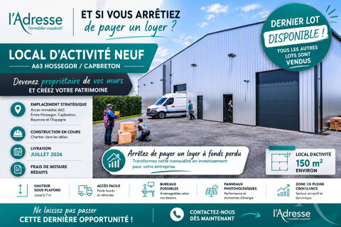 Stockage / Activit&eacute; / Entrep&ocirc;t 300000 40230 Benesse maremne