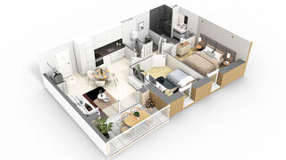  Appartement  vendre 3 pices 56 m