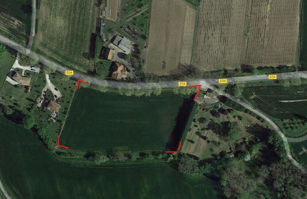 Vente Terrain Terrain Lauzerte : +-4000 m2, constructible, campagne Lauzerte