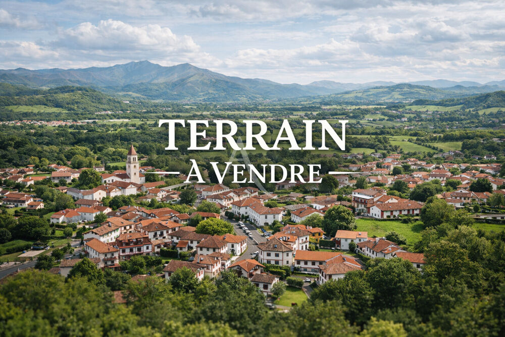Vente Terrain Terrain Hasparren 1600 m2 Hasparren