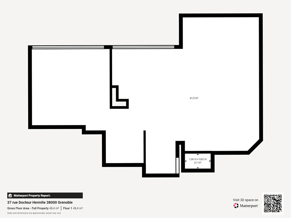 Vente Appartement Appartement Grenoble 2 pièces 40 m2 avec balcon et ascenseur Grenoble