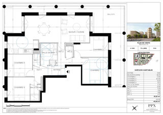 Vente Appartement THONON LES BAINS - Appartement T5 - 97.87m² Thonon les bains