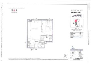  Appartement à louer 2 pièces 44 m²