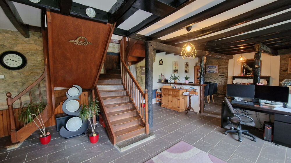 Vente Maison CÔTES D'ARMOR  Belle maison en pierre rénovée, 6 chambres, gîte de 2 chambres, jardins - possibilité de chambres d'hôtes  (succè Le mene