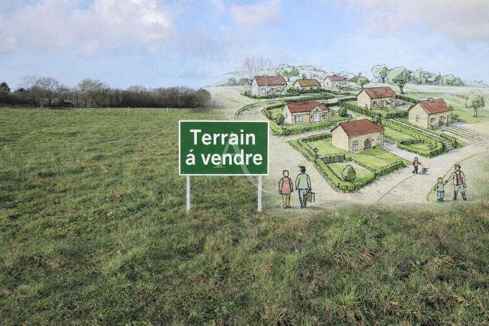 Vente Terrain Proche centre de Commequiers  LE CHATEAU Terrain Viabilisé 435 m2 Commequiers