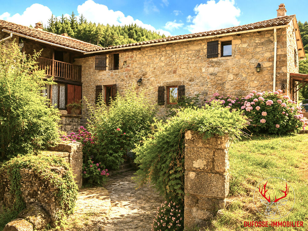 Vente Maison Ardèche - Vente à terme LIBRE - Maison ancienne à rénover 140 m² Lentilleres