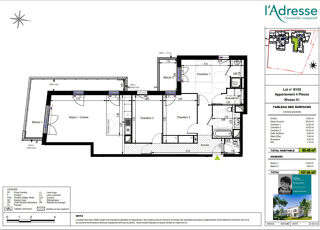  Appartement à vendre 4 pièces 90 m²