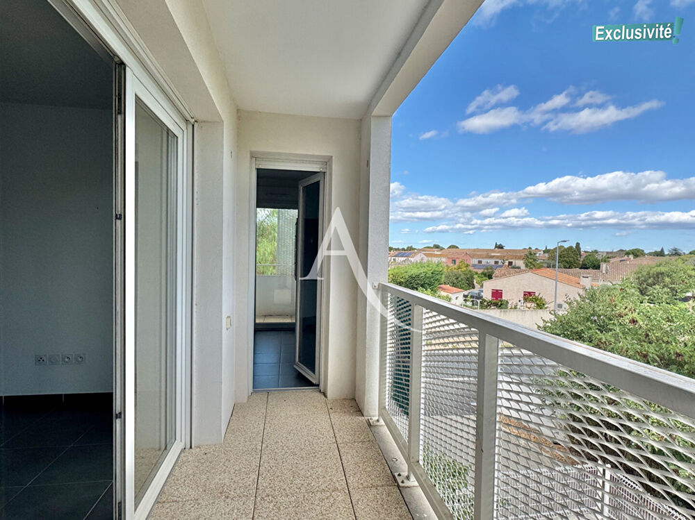 Location Appartement LATTES-BOIRARGUES - T2 - 41M2 - 2 EXTÉRIEURS - RÉSIDENCE 2017 - ASCENSEUR - DOUBLE PARKING EN SOUS-SOL. Lattes