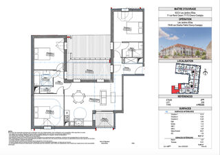  Appartement à vendre 4 pièces 90 m²