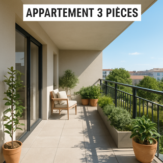  Appartement à vendre 3 pièces 62 m²