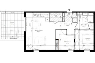  Appartement � vendre 3 pi�ces 70 m�