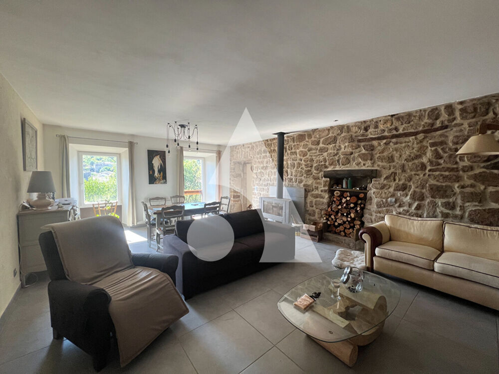 Vente Maison Maison en pierre à vendre aux Assions. Proche Les Vans. Charme authentique, dépendances et fort potentiel Les assions