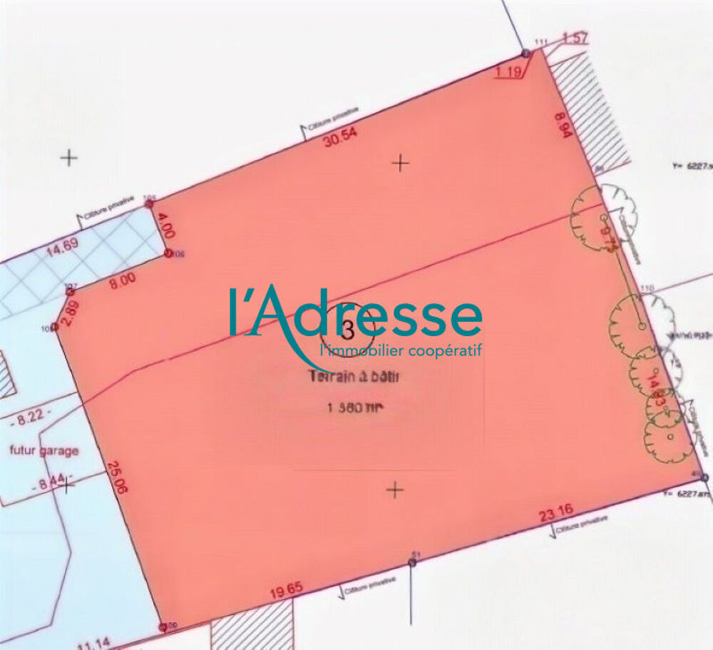 Vente Terrain Terrain  Constructible à Geste 1360 m2 Vallet