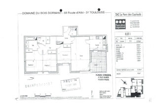 Location Appartement Toulouse 31200 Croix daurade Beau T4 Récent de 82.39m² Terrasse de 10.1m²  SANS FRAIS AGENCE Toulouse