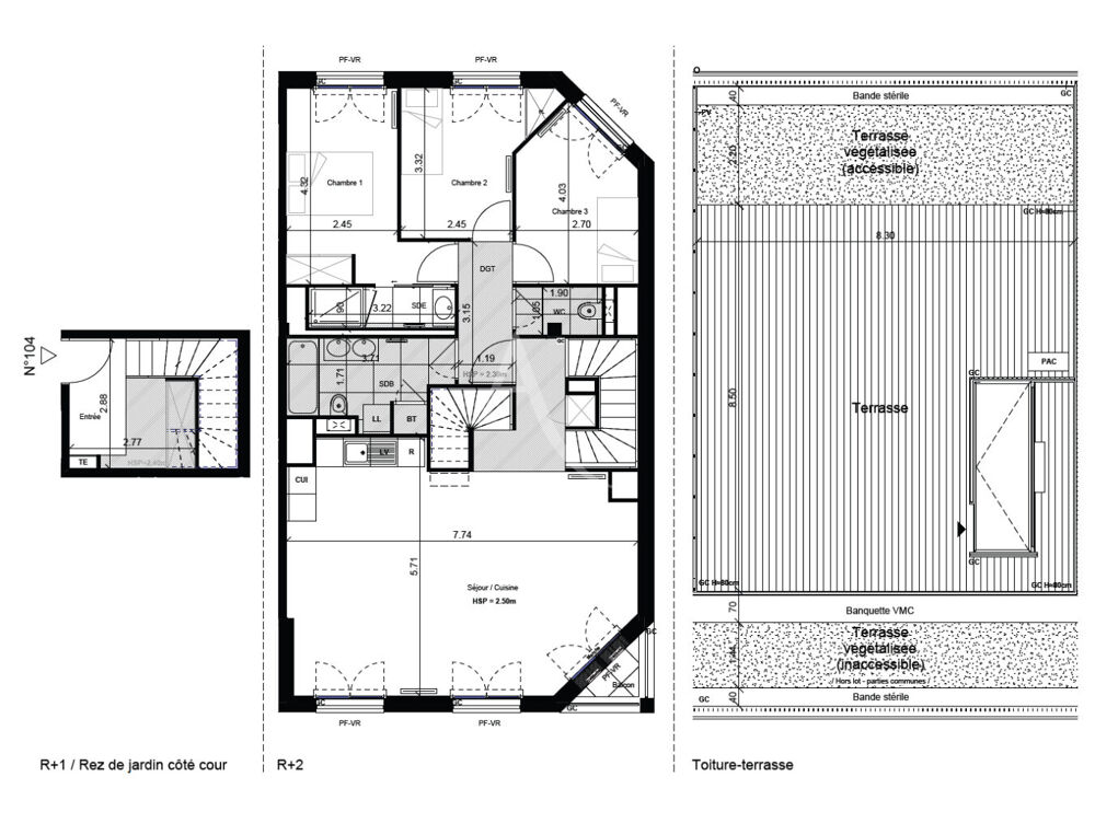 Vente Appartement Appartement 4 pièces de 93.74 m² - Saint-Germain-en-Laye Saint germain en laye