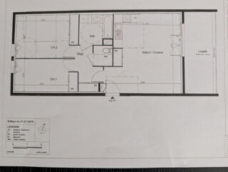  Appartement � vendre 3 pi�ces 63 m�