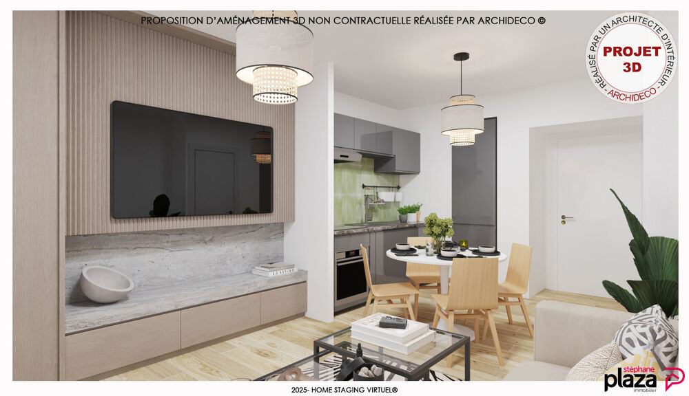 Vente Appartement Appartement Ville La Grand - 2 pièces - 37.38 m² Ville la grand