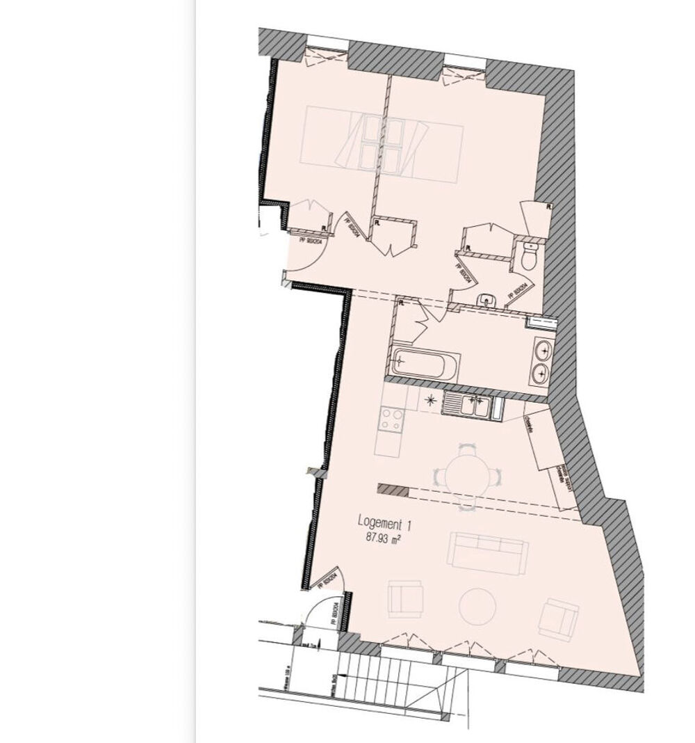 Vente Appartement T3 au coeur du bourg de Sarzeau Sarzeau