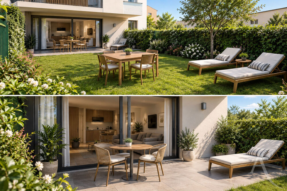 Vente Appartement Magnifique Studio neuf de 30m2 avec terrasse (13m2), jardin (24m2) et parking extérieur Terville