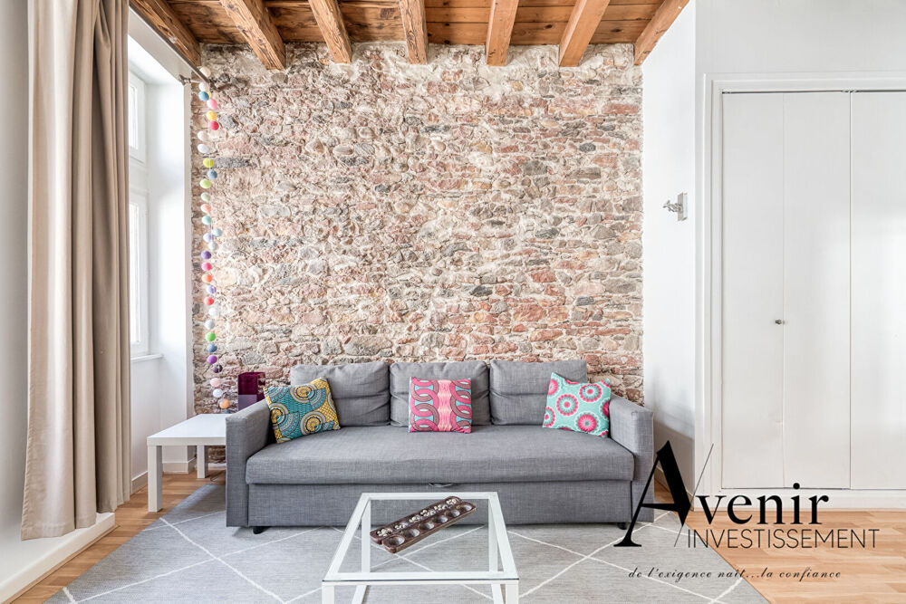 Vente Appartement Lyon 2 Jacobins - studio de 24m2 en étage élevé - cachet de l'ancien Lyon 2