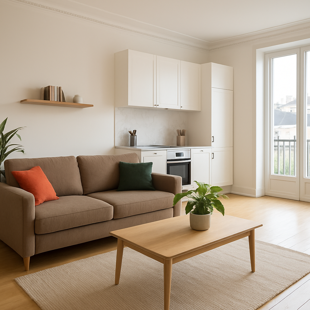 Appartement 2 pièces de 54 m2 (Tours)