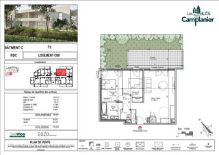  Appartement � vendre 3 pi�ces 1 m�