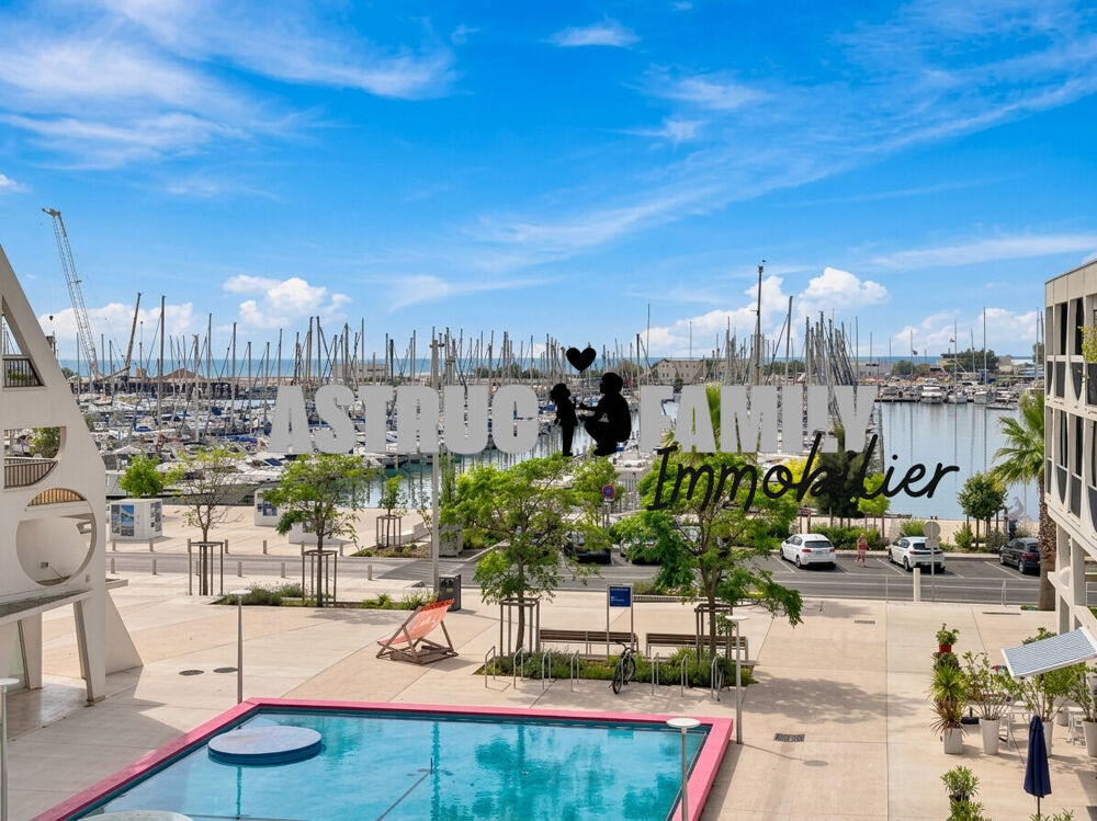 Vente Appartement LA GRANDE MOTTE - STUDIO CABINE - VUE PORT-CENTRE VILLE -RENOVÉ La grande motte