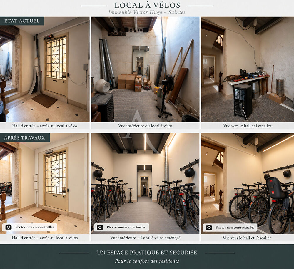 Vente Immeuble SAINTES - IMMEUBLE DE RAPPORT - 3 T2 + LAVERIE - RÉHABILITATION EN COURS Saintes