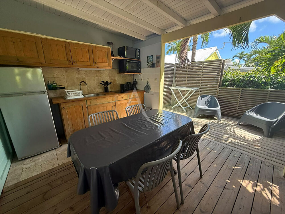Vente Maison La plage à pied, le calme absolu : bungalow meublé à Sainte-Anne Sainte anne