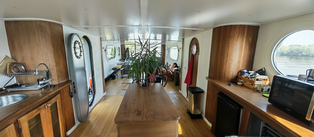 Vente Maison Magnifique Péniche FREYCINET 155 m2 4 chambres Pont de Bezons Bezons